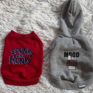 Puppy/Small Dog Snoopy Hoodie and Spunky Tee